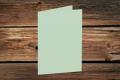 [16400965] Klappkarten 74/148x105 mm (A7) hochdoppelt Mint gerippt 220 g/qm